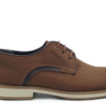 Ανδρικό casual Leder Shoes - GA011 - Καφέ