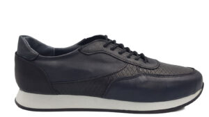 Sneakers Blue/Black - Leder Shoes