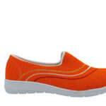 Γυναικείο χαμηλό sneaker - 014 - πορτοκαλί