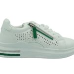 Γυνακεία Sneakers Leder Shoes - EV05 - Λευκό