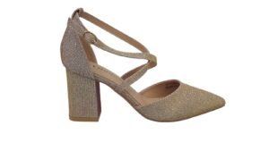 Γόβα champagne - Leder Shoes