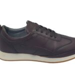 Ανδρικά Δερμάτινα Sneakers - 22487K - Καφέ