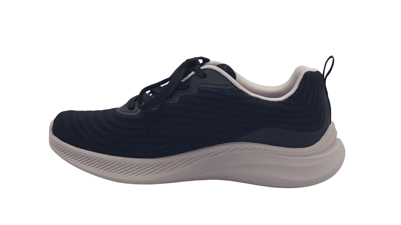 SKECHERS BLACK - Leder Shoes