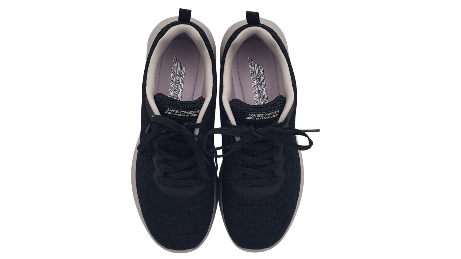 SKECHERS BLACK - Leder Shoes
