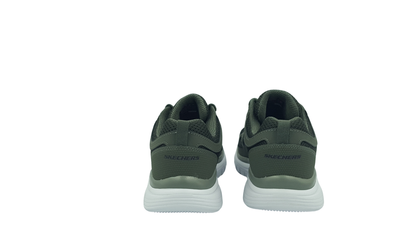 SKECHERS OLIVE - Leder Shoes