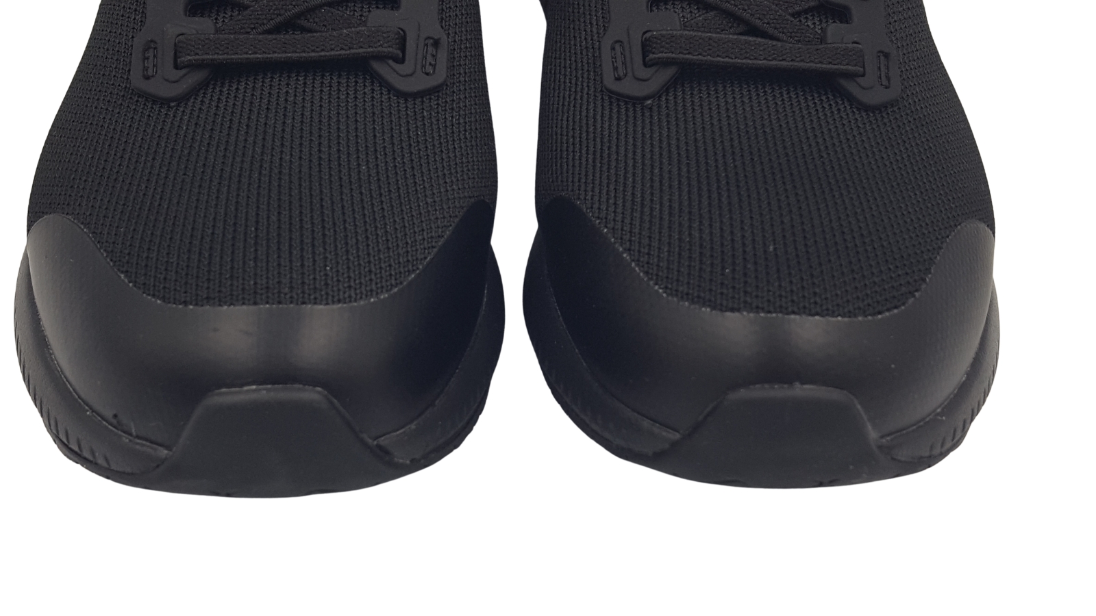 SKECHERS BLACK - Leder Shoes