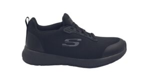 SKECHERS BLACK - Leder Shoes