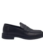 Δερμάτινα Ανδρικά Παντοφλέ - 2222AB - Μαύρο χρώμα